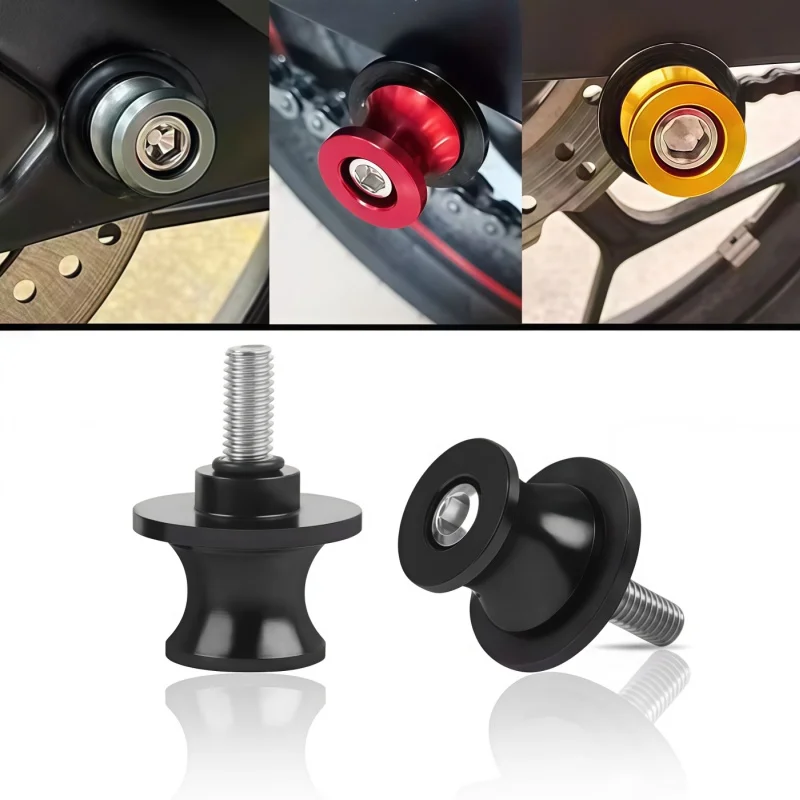 2pcs MSwingarm Spools For Kawasaki Ninja 400 650 500 Z900 Z650 Z500 Z1000SX Z800 ZX6R ZX10R Motorcycle 8mm Rear Slider Bobbin