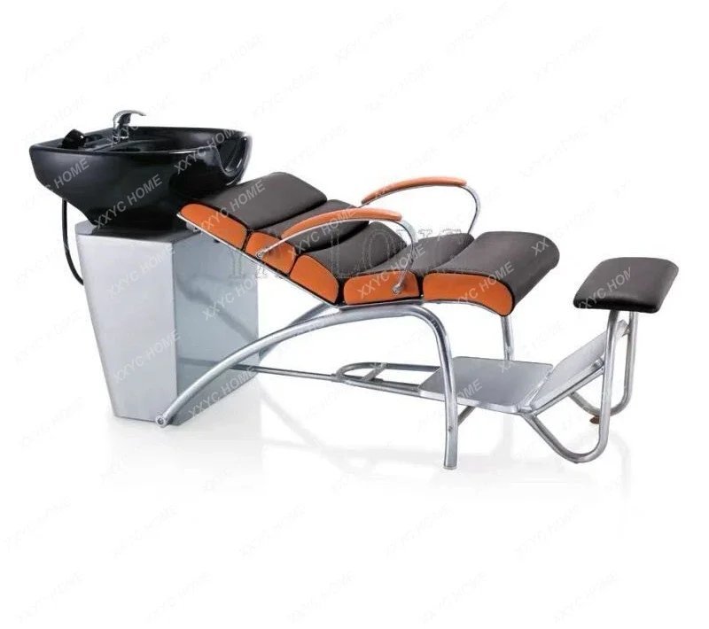 New Shampoo Bed Half-lying Multifunctional Punch European Hair Barber Shop Hair  Special Japanese Flush Bed