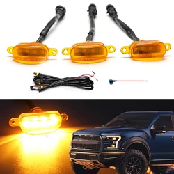 Żółte światła LED przedni zderzak osłona silnika oświetlenie dla Ford F-150 F150 2010 2011 2012 2013 2014 2015 2016 2017 zderzak 2018