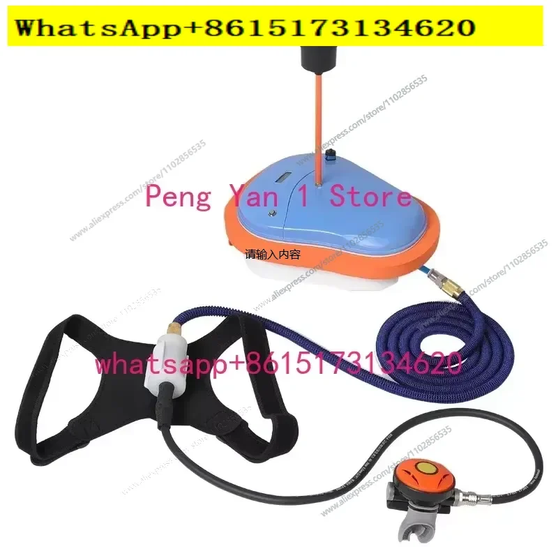 Experience the underwater world with this innovative portable snorkel system designed for effortless breathing. Engineered