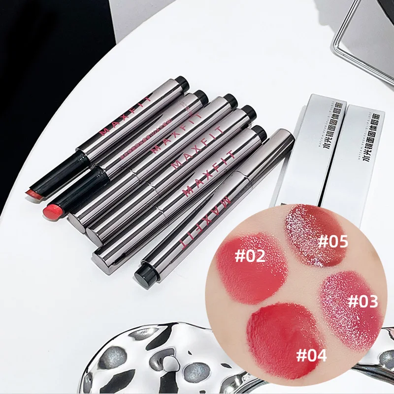 Espejo sólido brillo de labios hidratante nutritivo brillo de agua espejo vidrio labio teñido lápiz labial verano nunca se usa maquillaje