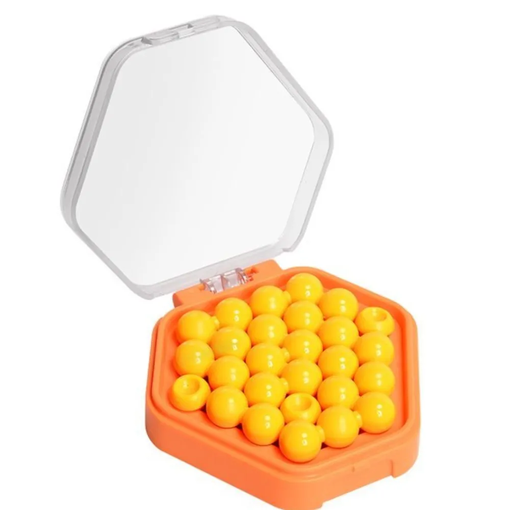 

1 PCS Orange Pocket Smart Mini Pinball Development Intelligence Magic Bead Children Thinking Logic Board Game Battle Puzzle Toys