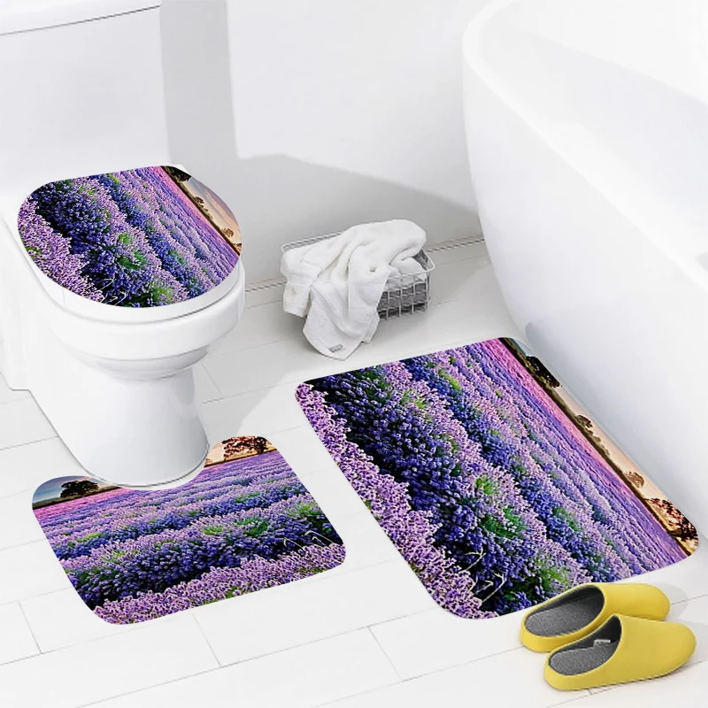 home bathroom floor mats Modern Nordic style Bath Foot mat modern bathroom accessories rug Toilet mat Bathtub anti-slip carpet