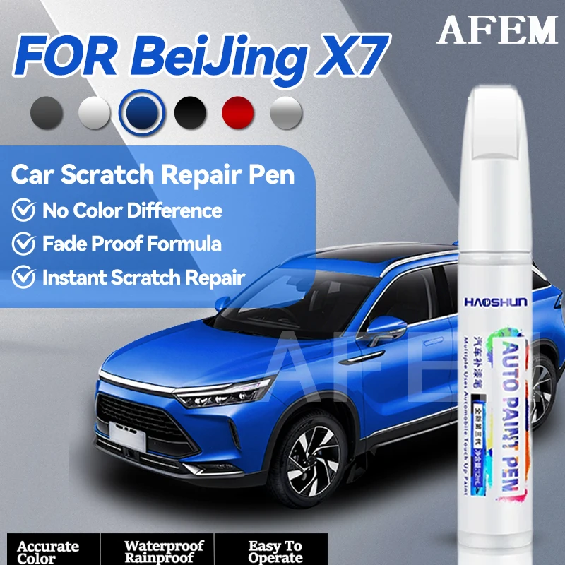 Specialized Automobiles For BEIJING X7 Car Paint Repair Pen Touch Up Scratch Remover DIY Auto Accessories Black 109 White 044 Si