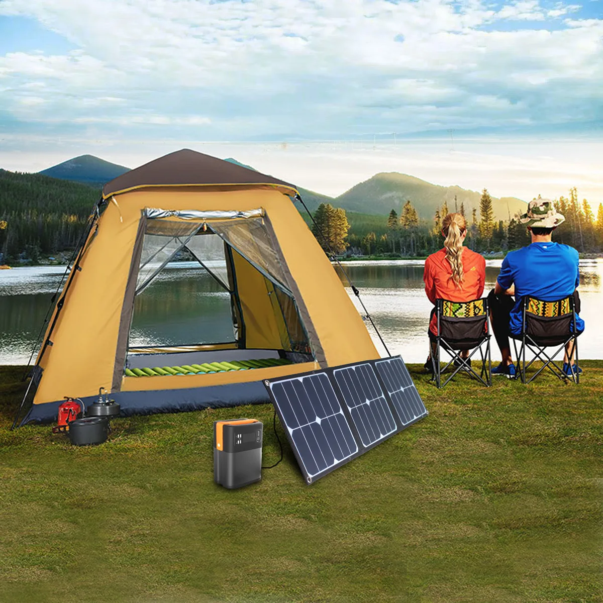 High Demand Folding Solar Panel 40W 60W 80W 100W 120W 150W 200W Portable Belt SunPower Foldable Solar Panel Charger