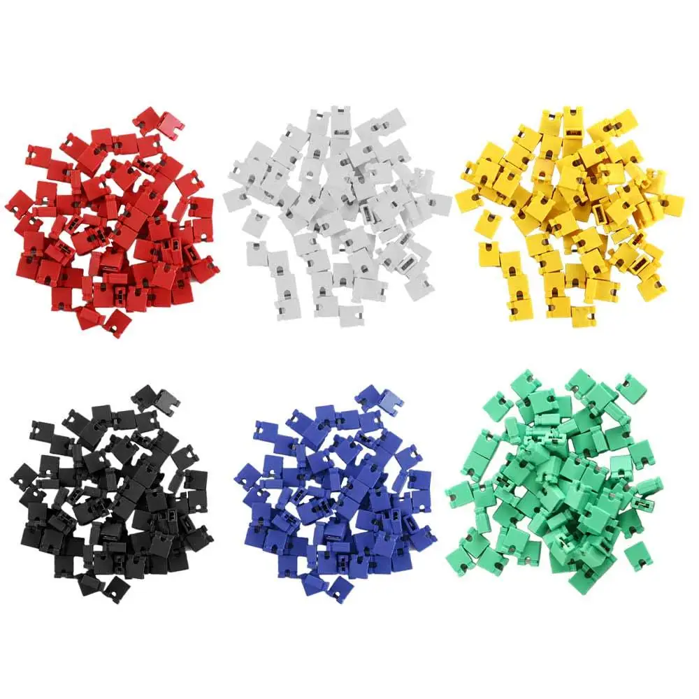 Header Short Circuit Block Wire Housings Jumper Connector Cover Pin Header Connection Block Pin Connector Type Pitch Jumper Cap