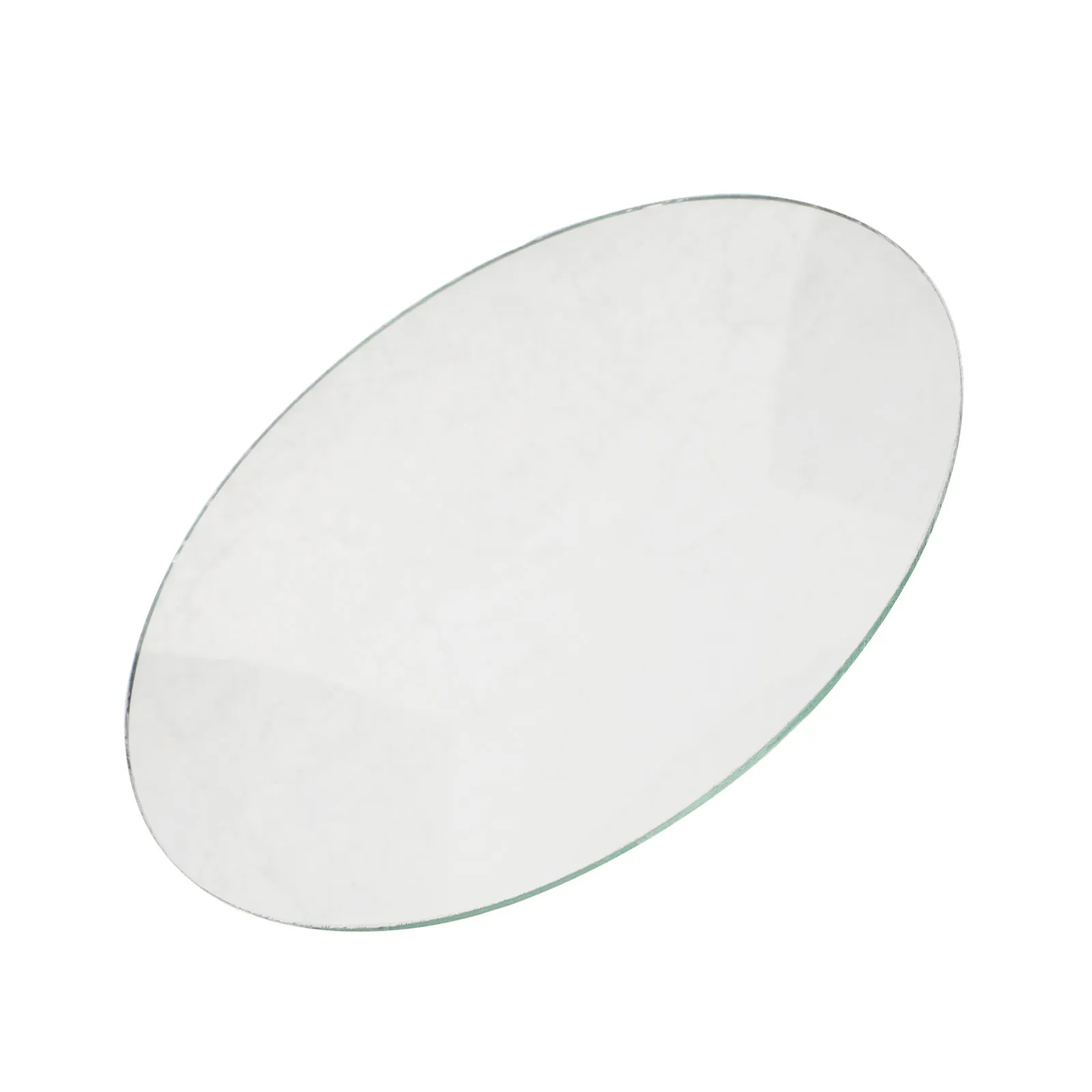 Transparent Convex Clock Glass .5cm Round Replacement Panel for DIY Clock Repair Clear Front Face Wall Mantel Decor