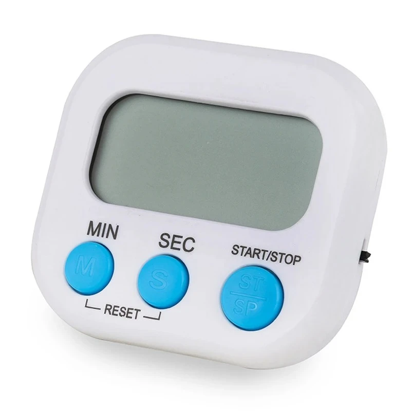 Digitaler Küchentimer für 99 Minuten Kochzeit mit Magnetfunktion, Zeitmessung, Kochfreundlicher Wecker mit Ständer