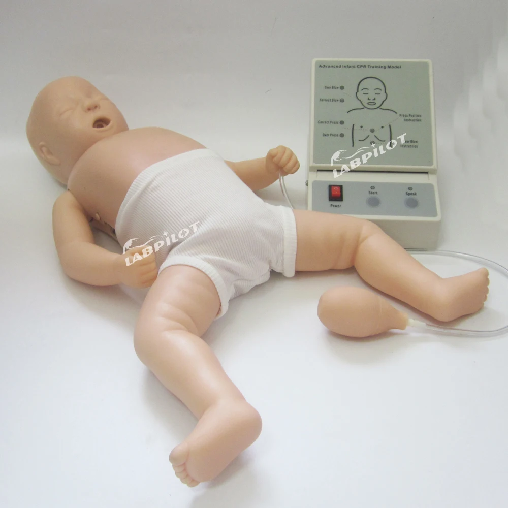 

Infant CPR Training Manikin Pediatric First Aid Teaching Medical Simulator Nurses Care Baby Model