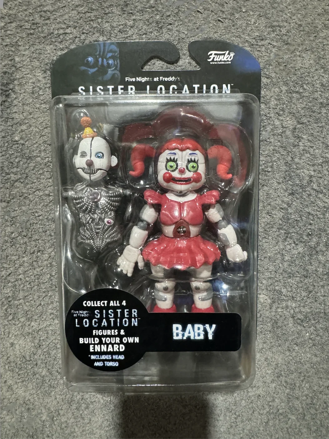 New FNAF Sister Location Figures Funtime Freddy Foxy Ballora 5-Inch Action Figure