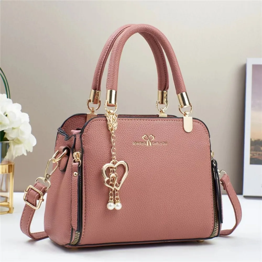 

Fashion PU Women's Handbag Elegant Vintage Single Shoulder Bag Durable Versatile Strap Shoulder Crossbody Bag Mother's Day Gift