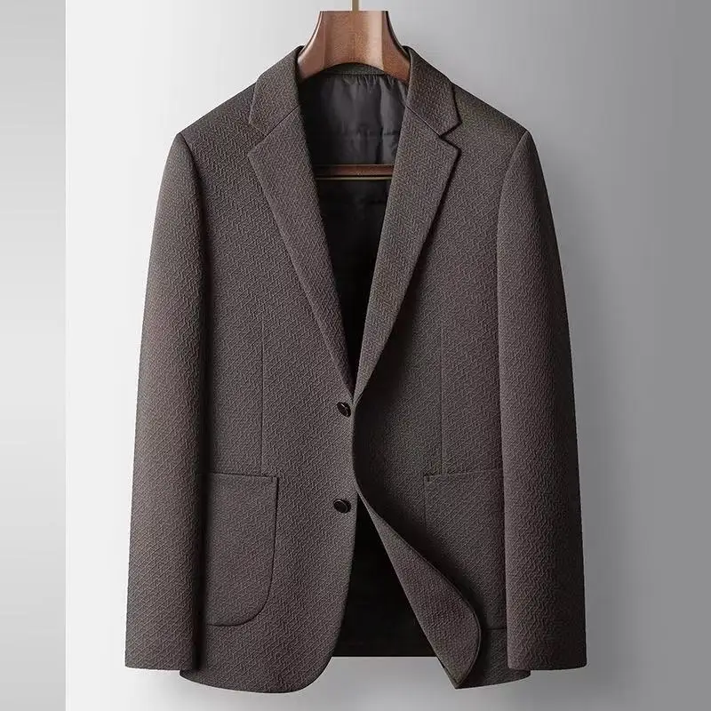 2025 Autumn/Winter New Men's Casual Down Jacket Warm Fashion Trend for Middle aged and Young People Light Luxury Top