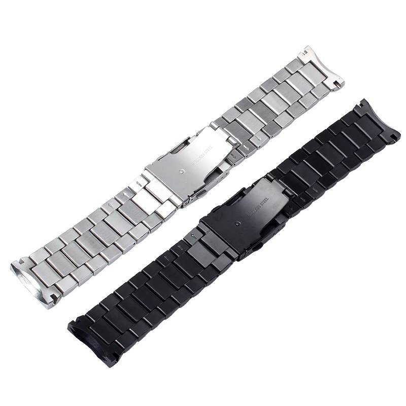 Correas de reloj diésel antialérgicas, acero inoxidable sólido, Dz4323, Dz4318, hebilla plegable 4309, interfaz de arco, correa de reloj de 26mm para hombre