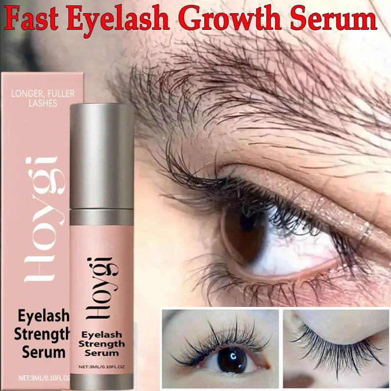 Suero de Crecimiento Rápido para Pestañas, Potenciador Natural de Pestañas, Tratamiento para Pestañas Más Largas, Voluminosas y Gruesas, Nuevos Productos para el Cuidado de los Ojos y Maquillaje