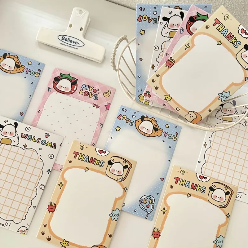 Original Cute Little Pa Puppy Out of The Card Head Card Back Small Card Material Packaging Gift Wrap Stickers Half Fold Card