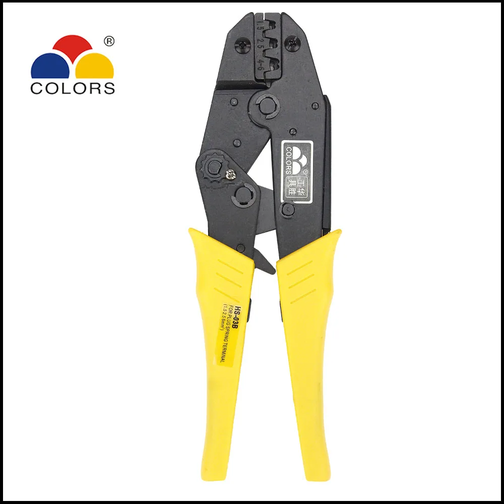 HS-03B Tool jaw pliers ratchet crimping plierNon- insulated tabs and receptacles