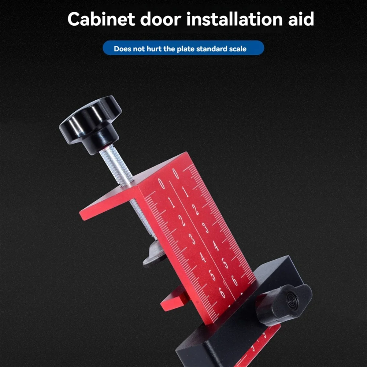 N18R Woodworking Cabinet Door Mounting Positioner Clamp Adjustable Cabinet Door Mounting Installation Auxiliary Tools