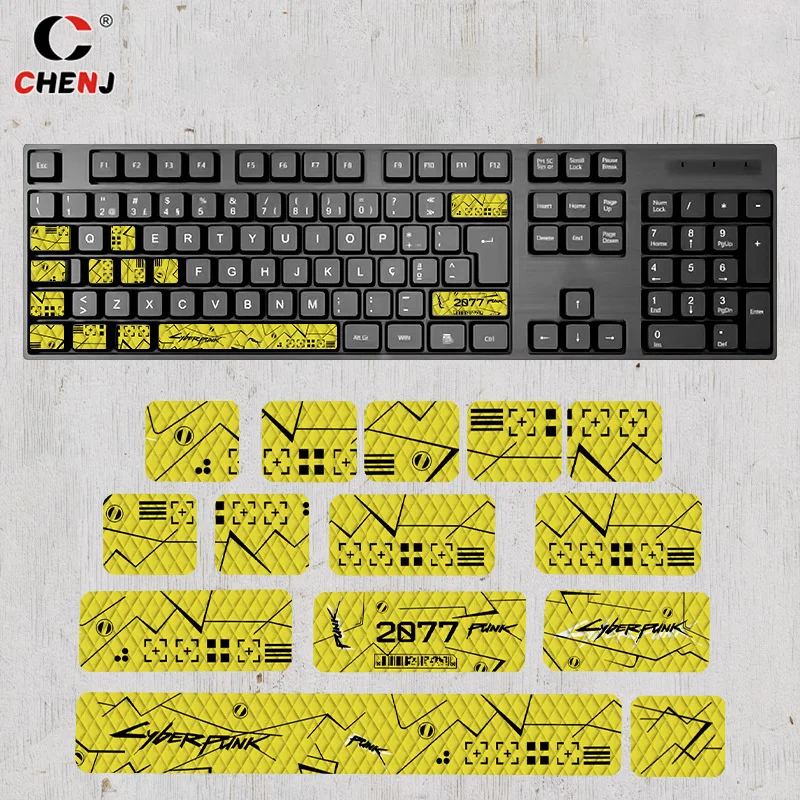 Anti-Slip Mechanical Keyboards Keycap Sticker For Universal Keyboards Gamer Wear-Resistant PC Desktop Laptop Gaming Accessories