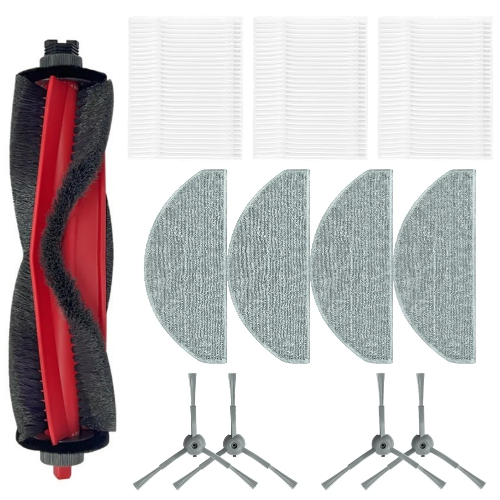 1 Set For Deerma S30 For DEM-S30 Robot Vacuum Cleaner Main Brush Mop Cloth Filters Side Brush Kits Vacuum Cleaner Accessories