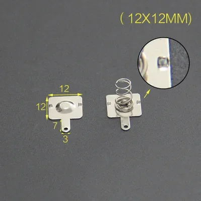 YYT 20PCS Frühling blatt AA 12*12/26,5/27,5/28MM kontakt blatt batterie box positive und negative blätter 0,3 MM eisen + vernickelung