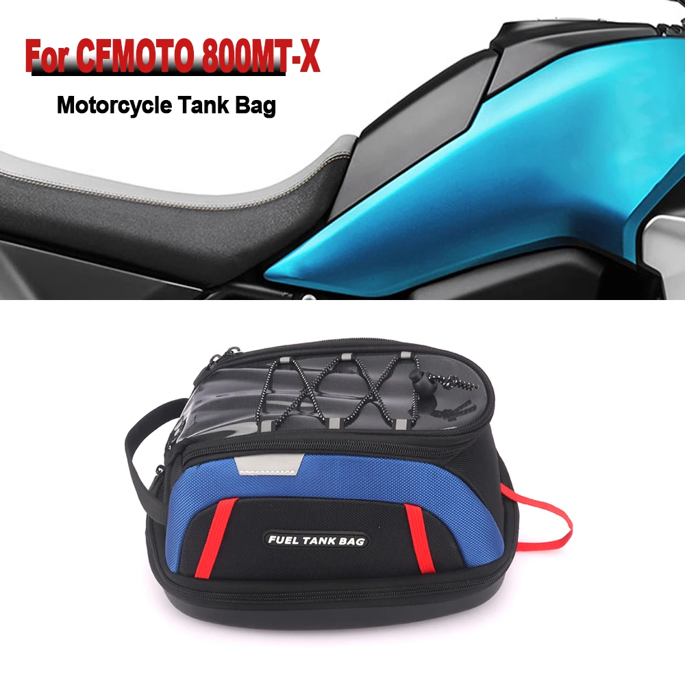 For CFMOTO 800MT-X 800MT 800 MT - X Adventure Bike 2024 2025 New Motorcycle Quick Release Tank Bag Luggage Storage Bag Nylon
