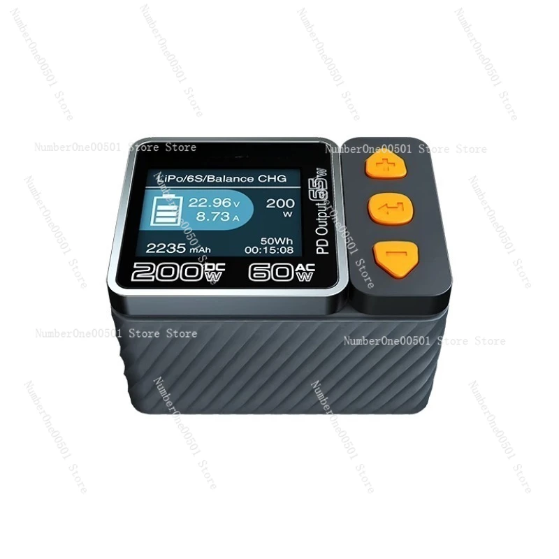 

Smart Balance Charger 200W DC 60W AC for RC Drone LiPo Battery Portable LCD Display Charger B6ACneo