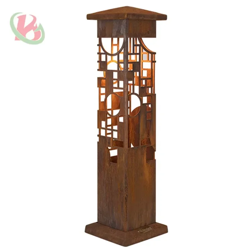High Quality Customized square Light Box Garden Outdoor Led Light Box