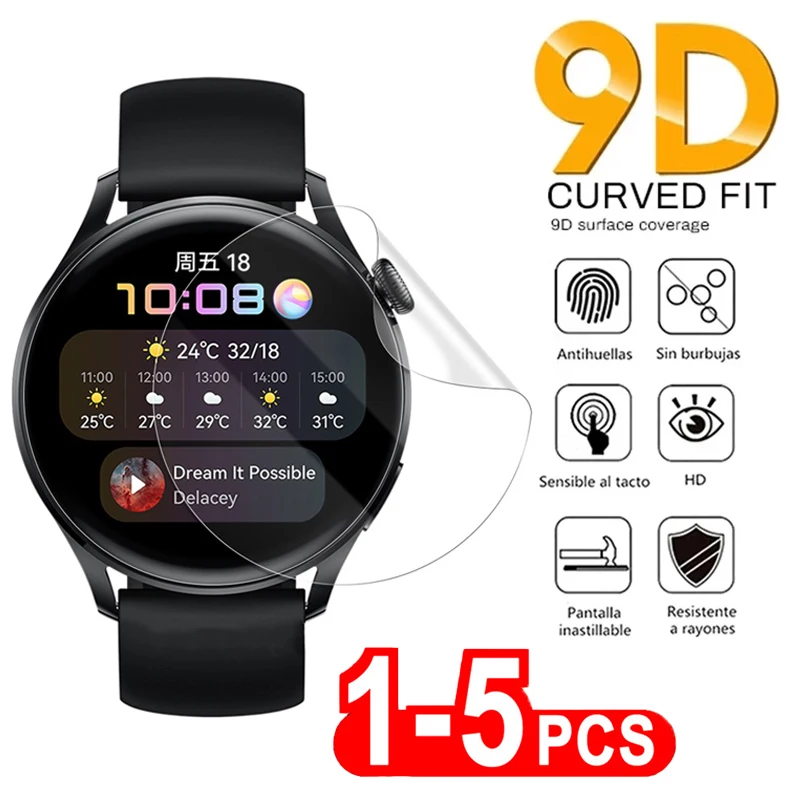 High Definition Anti-shock Film For Samsung Galaxy Watch GT 2 3 Pro Runner Honor Watch Magic 2 Explosion-proof Screen Protector