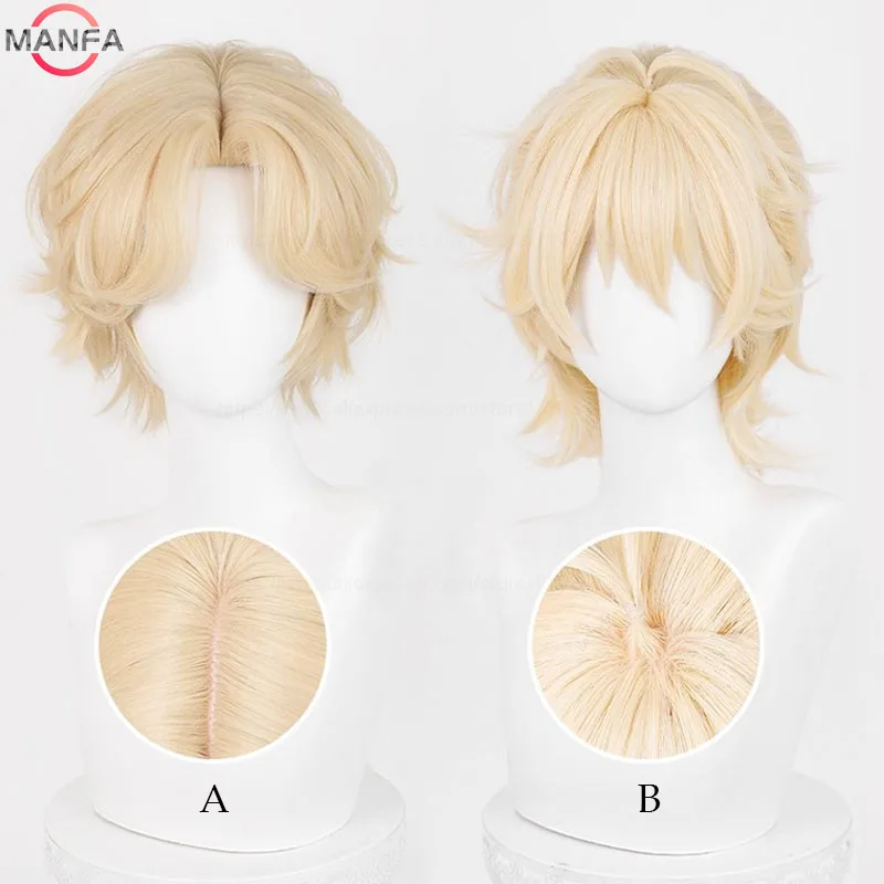 

Высококачественный парик для косплея Luka, 2 стиля, блондинка, парик Luka, термостойкие синтетические волосы, аниме, вечерние парики для ролевых игр + шапочка для парика