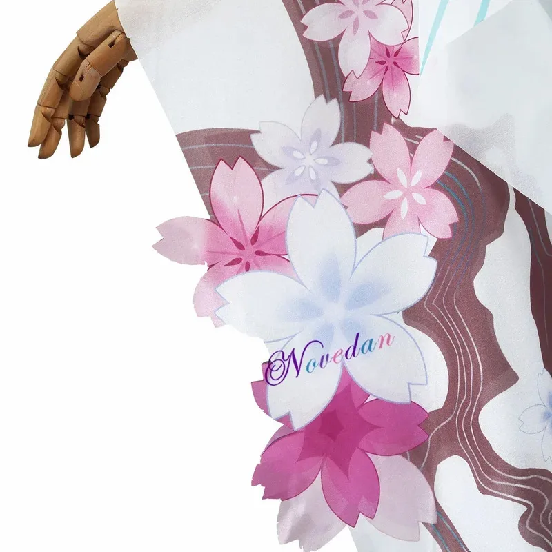 SSR Onmyoji RPG Collab x Miku كيمونو يوكاتا الزي شعر مستعار أحذية أنيمي زي حفلة تنكرية للهالوين تأثيري حلي للنساء الفتيات