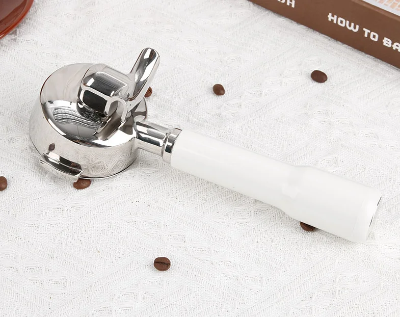 Popular 58mm E61 Espresso Portafilter Double Spout Dual Outlet Coffee Handle