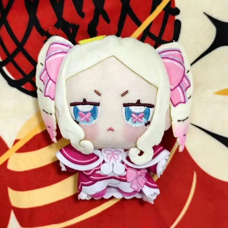 Anime Re Zero Dress-Up Beatrice Plush Doll Birthday Pendant Cartoon 10cm Stuffed Toy Collect Backpack Doll School XMAS Gift