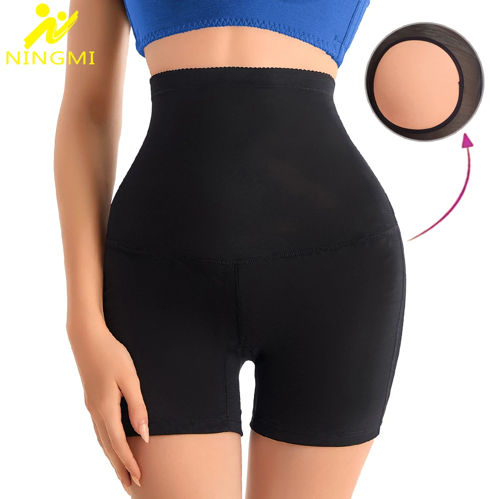 NINGMI Body Shaper Butt Lifter Panties Women Waist Trainer Push Up Shapewear Waist Tummy Control Push Up Panties