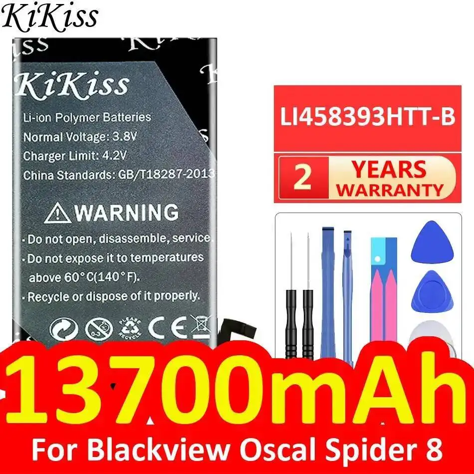 

High Capacity For Blackview Oscal Spider 8 13700Mah Mobile Phone Battery LI458393HTT-B