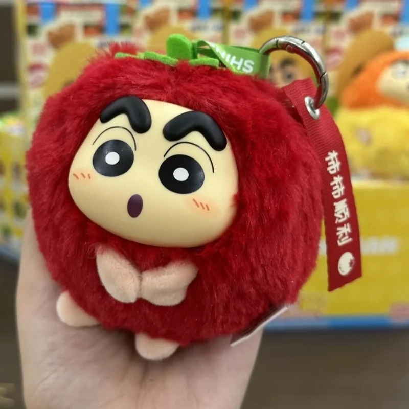 Original Crayon Shin-Chan Vegetable Head Pendant Series Blind Box Pvc Doll Series First Release Cute Plush Model Gift Toy