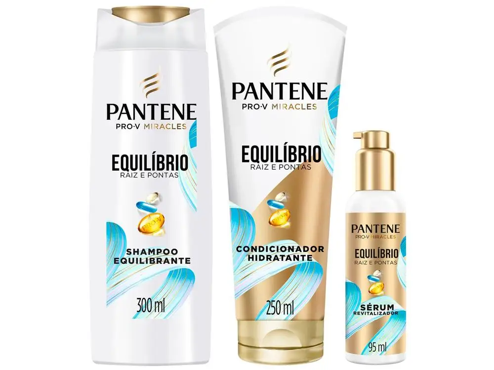 Pantene Hair Treatment Kit Balance Root and Tips 3 Pieces