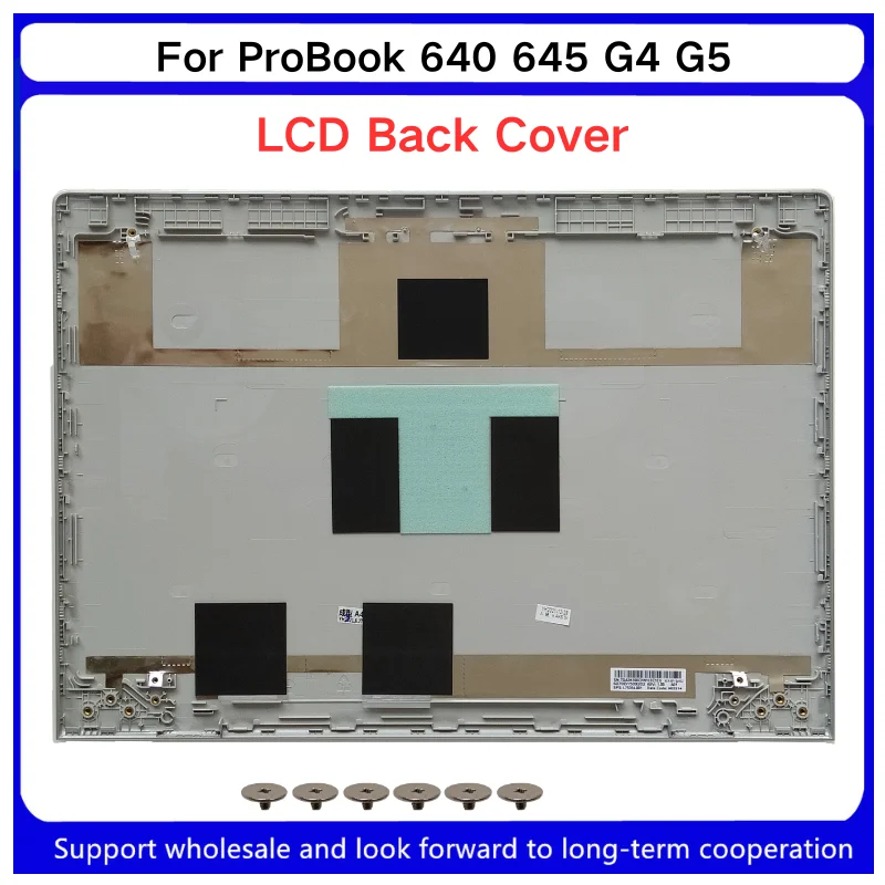 New For Kailxuling ProBook 640 645 G4 G5 Lcd Cover/Front Bezel/Hinges/Palmrst/Bottom Case/Framework Silver L09526-001/L09559-001