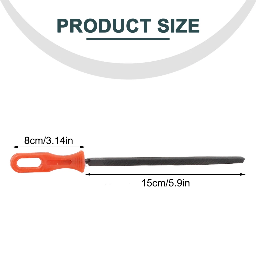 Practical Saw Accessories Triangular File 9Inch Plaster Work-pieces Polishing Of Wood Steel Triangle Uick Shaping