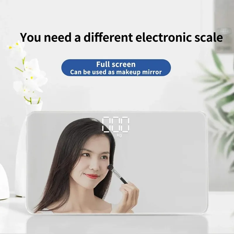 Travel Scale for Body Weight, Venugopalan Small Portable Body Weight Scales Digital Bathroom Mirror Scale Mini Electronic Scale