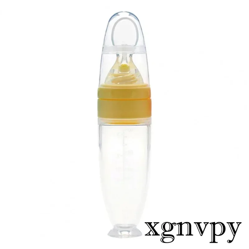 xgnvpy Baby Silicone Spoon Feeder Set ยาหยดช้อนส้อมเด็กวัยหัดเดินเป็นมิตรกับทารก