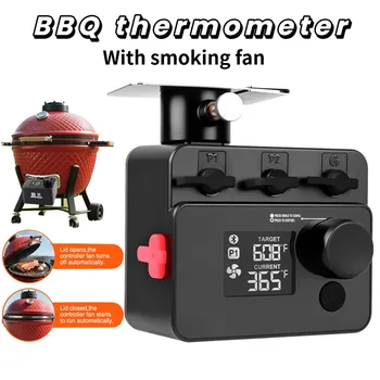Wireless Bluetooth Meat Thermometer PID BBQ Fan Controller Temperature Control Probe for…