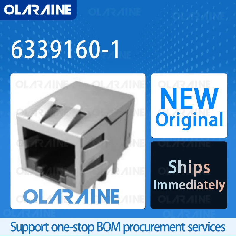 

5/10/50Pcs 6339160-1 100% brand new and original IC chip Modular/Ethernet connectors RJ45 1.5 A