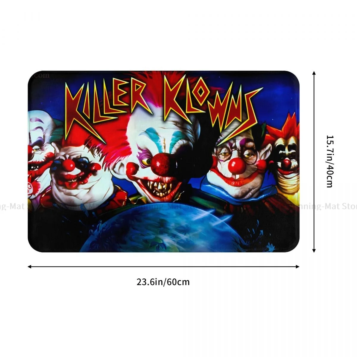 Killer Klowns From Outer Space Film Anti-Slip Doormat Bath Mat Novelty Hallway Carpet Welcome Rug Home Decor