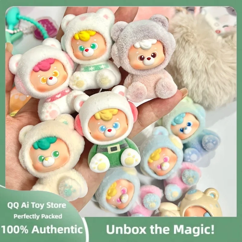 Genuino Diudiu Baby Be Your Bb Bears serie Mini caja ciega juguetes Kawaii figura sorpresa caja misteriosa muñecas regalo de cumpleaños