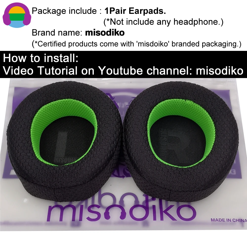 misodiko Upgraded Earpads Replacement for JBL Quantum 400, 300, 200 Headphones