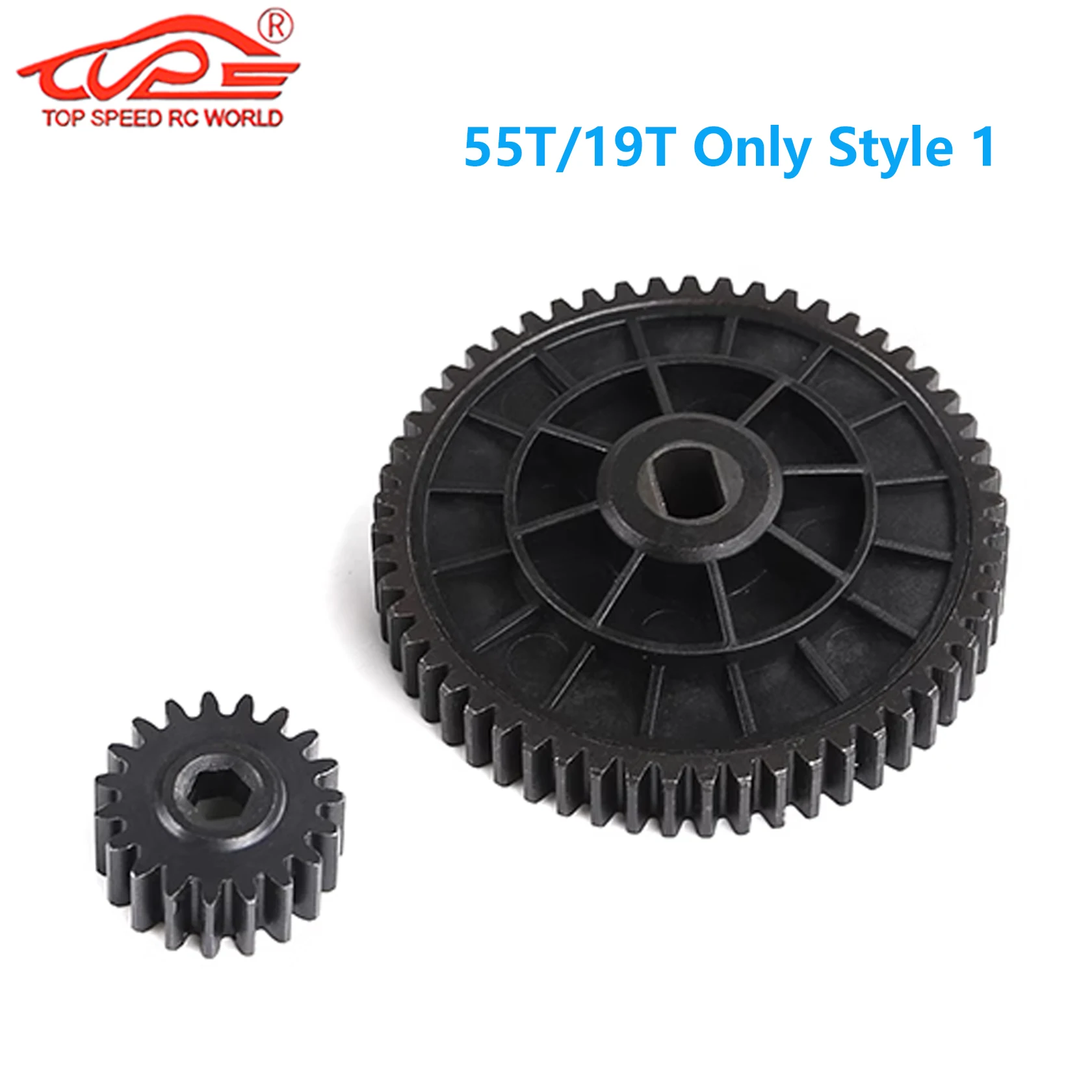 Rc Car Upgrade Metal Gear 57T/17T or 58T/16T or 55T/19T or With Clutch Bell Kit for 1/5 HPI ROFUN ROVAN KM BAJA 5B 5T 5SC Parts