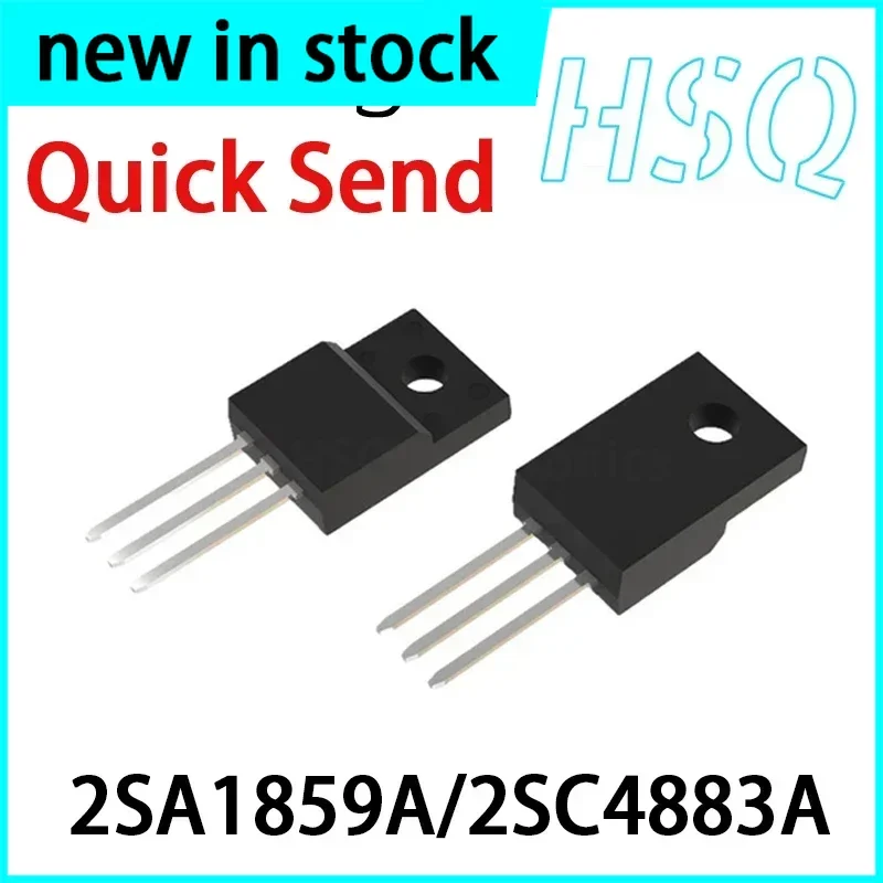 1PAIR/2PCS New 2SA1859A 2SC4883A TO-220F Audio Triode A1859A C4883