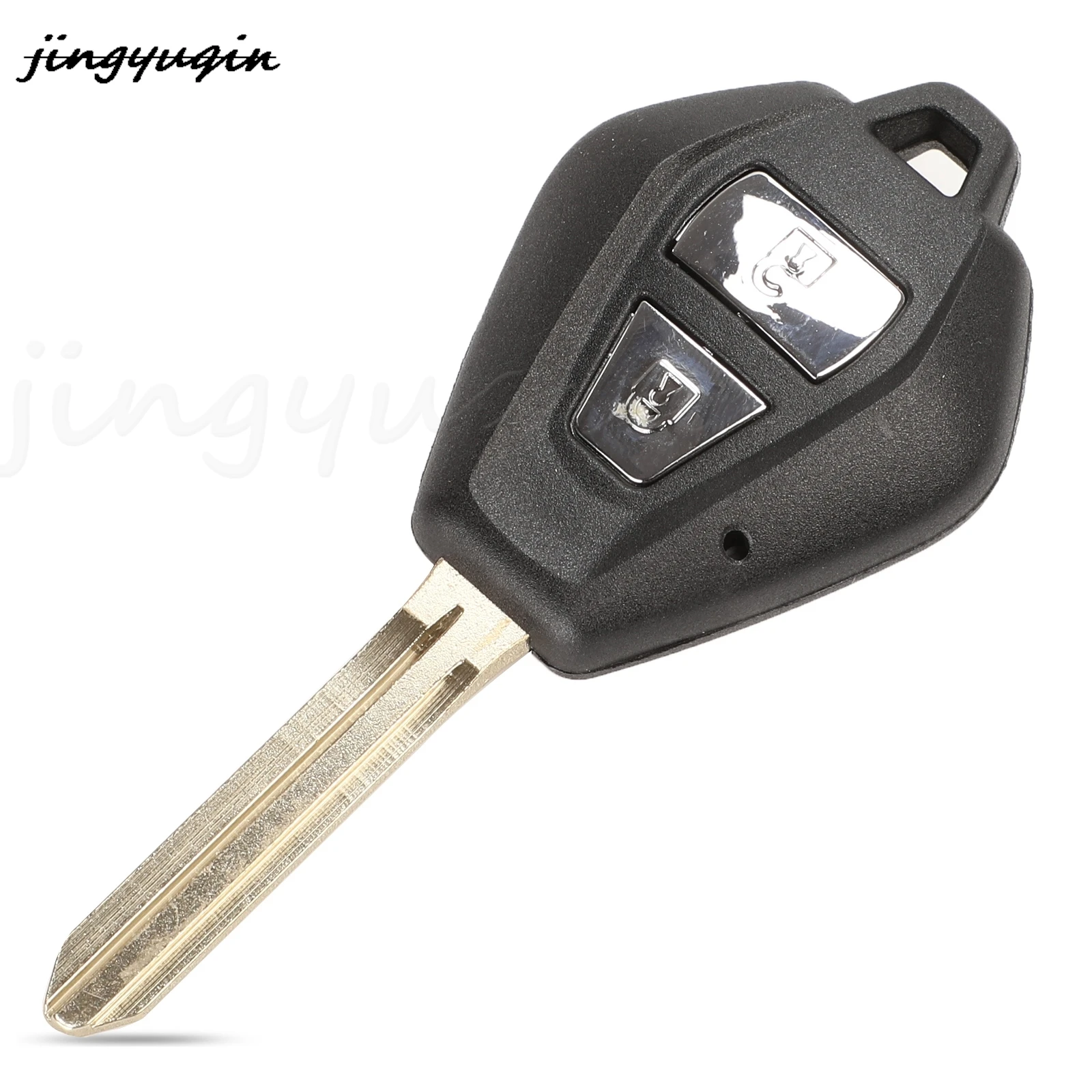 jingyuqin 2 Buttons Remote Car Key Shell Case Cover Fob For Isuzu D-Max Replacement High Quality Accessories