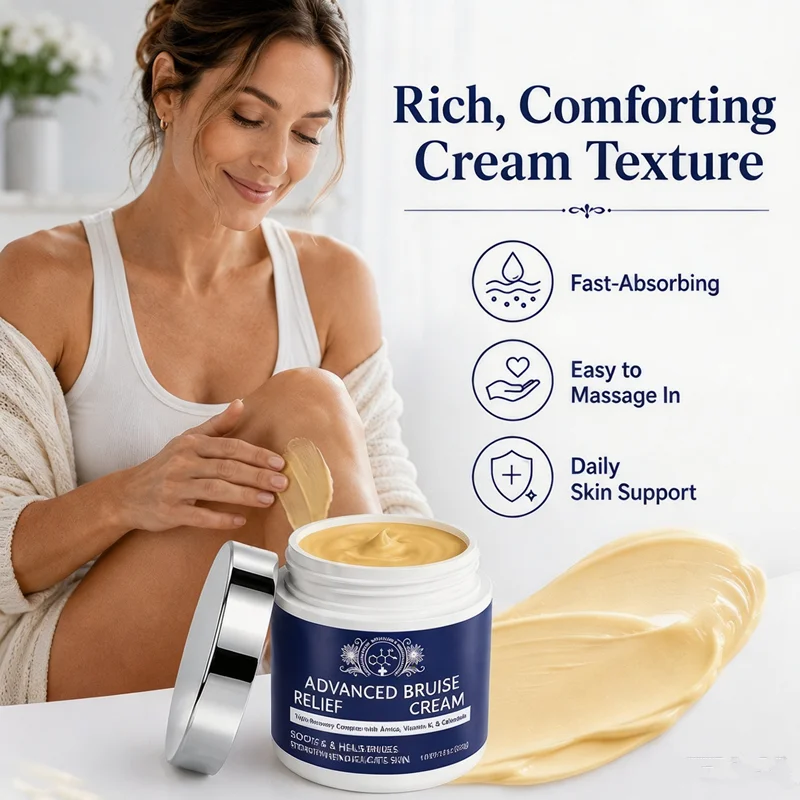 Advanced Bruise Relief Cream 100g, Arnica Vitamin K & Calendula Soothing Skin Balm for Bruises, Nourish & Strengthen Body Skin