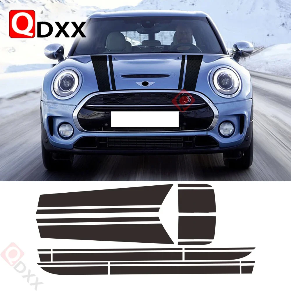 

Car Hood Engine Cover Trunk Rear Side Skirt Stripes Sticker Body Kit Decal For MINI Cooper Clubman F54 2015-2019 Accessories